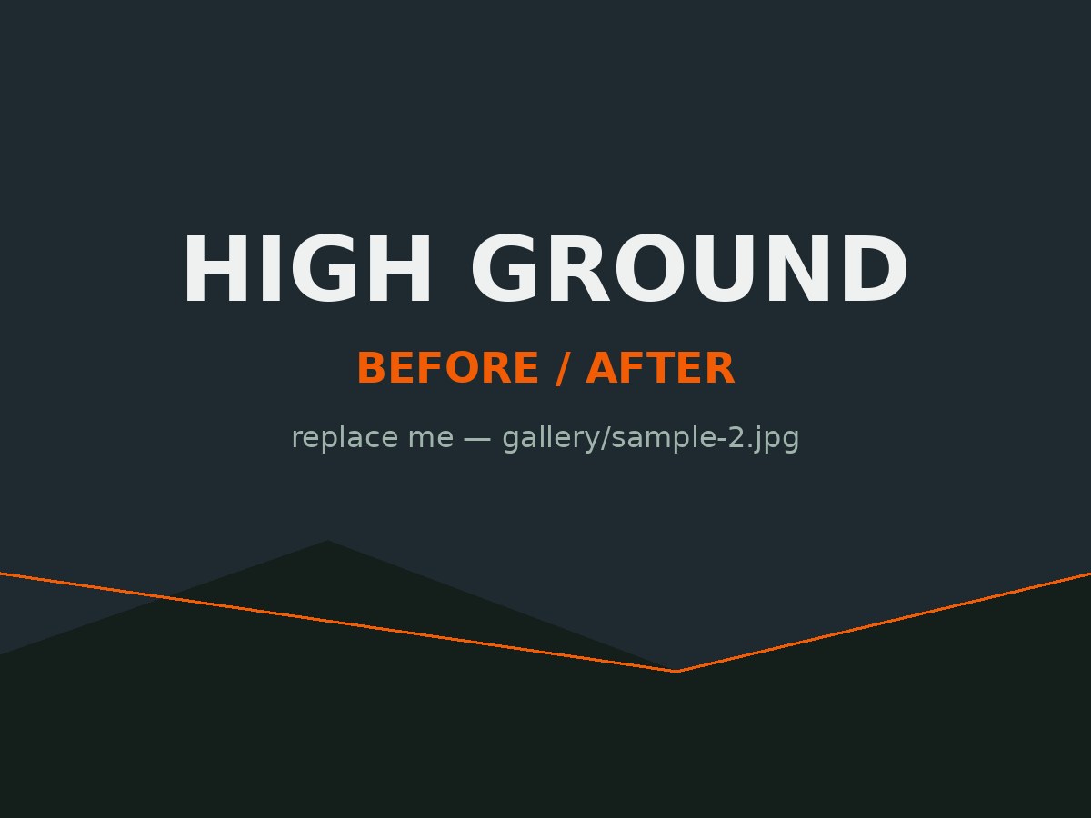 Before and after sample